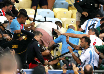 A pesar del escándalo y la violencia, Argentina venció a Brasil en el Maracaná