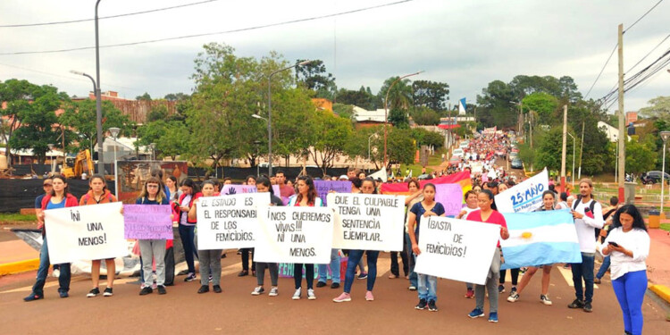 MARTES 19 DE SEPTIEMBRE. Manifestación masiva en San Pedro para reclamar justicia para Adriana Estefanía Dos Santos y por respuestas y freno a la violencia de género.