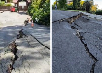 Enormes grietas en Gramado provocan la evacuación de un centenar de familias