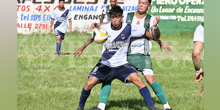 DE A TRES. Guaraní puso primera en Villa Cabello y lidera su grupo.