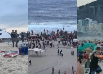 La barra de Fluminense emboscó a hinchas de Boca en las playas de Copacabana