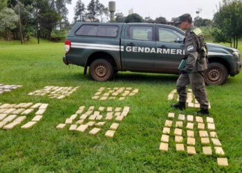 Gendarmería decomisó más de 138 kilos de marihuana en Montecarlo