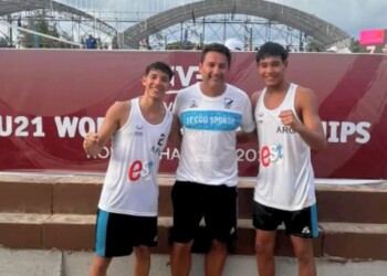 Mundial U21 de beach voley: la dupla del misionero cayó en cuartos de final