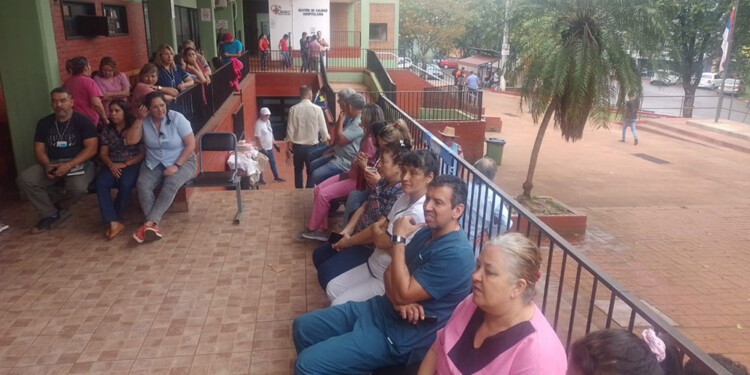 ELDORADO. La atención en consultorios externos estuvo suspendida ayer. Desde la dirección del hospital garantizaron que hoy se normalizaría.