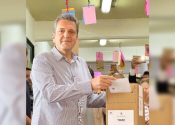 Votó Sergio Massa: “Es un momento bisagra para el país”