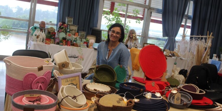 María Elizalde. Su emprendimiento en Instagram es @ikigai_arteydeco