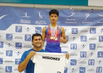 El misionero Yeison Geraldo, en lo más alto del país