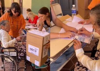 Ejemplo y admiración: Zulema de 106 años fue a votar en Posadas
