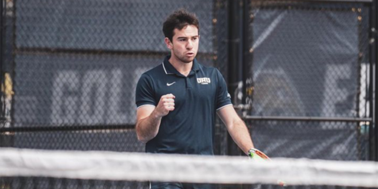 GRAN SEMANA. El misionero llegó a su tercer octavos de final en el año.