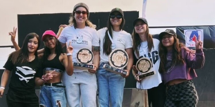 EL PODIO. Analía finalizó en la segunda posición de la última fecha de la Copa C1.