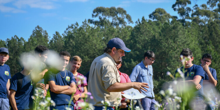 FORMACIÓN. Además del trabajo con los productores, desde el INTA realizan actividades con instituciones educativas agrarias y agropecuarias.