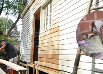 Doña Chela podrá estrenar su casita con baño interno dentro de muy pocos días