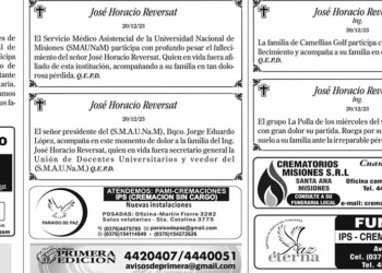 Fúnebres del Jueves 21 de Diciembre de 2023