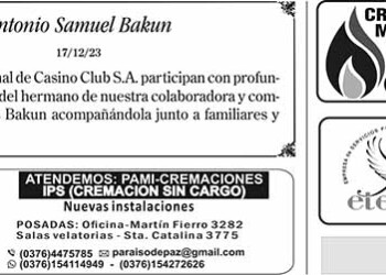 Fúnebres del Miércoles 20 de Diciembre de 2023