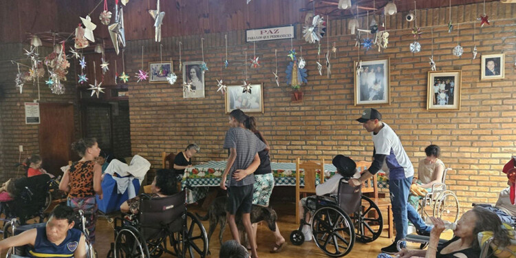 CONTENCIÓN. Los cinco espacios de la Fundación Hayes reciben a personas en situación de abandono: adultos mayores y personas con discapacidad.  (Foto: Gentileza Pedro Uzulak)