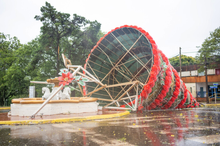El temporal provocó destrozos en localidades misioneras Primera Edición