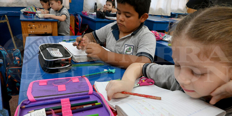 HERRAMIENTAS. Los libros y materiales didácticos son elementos que “igualan” en el aula.