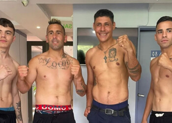 Los campeones se suben al ring