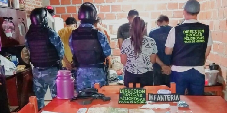 ORGANIZACIÓN. En “Los Oleritos” fueron detenidas ocho personas.