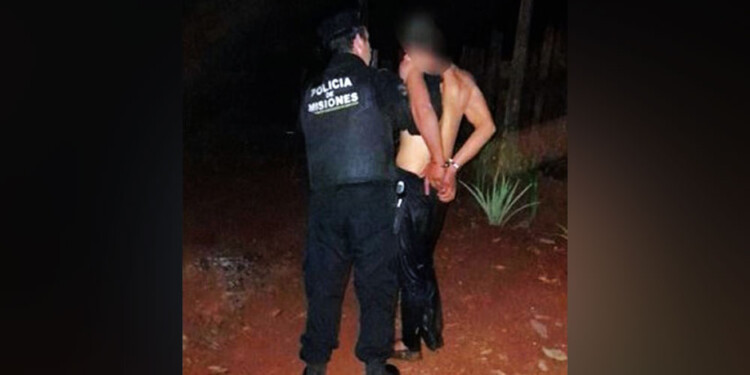 DETENIDO. El acusado fue capturado minutos después del ataque.