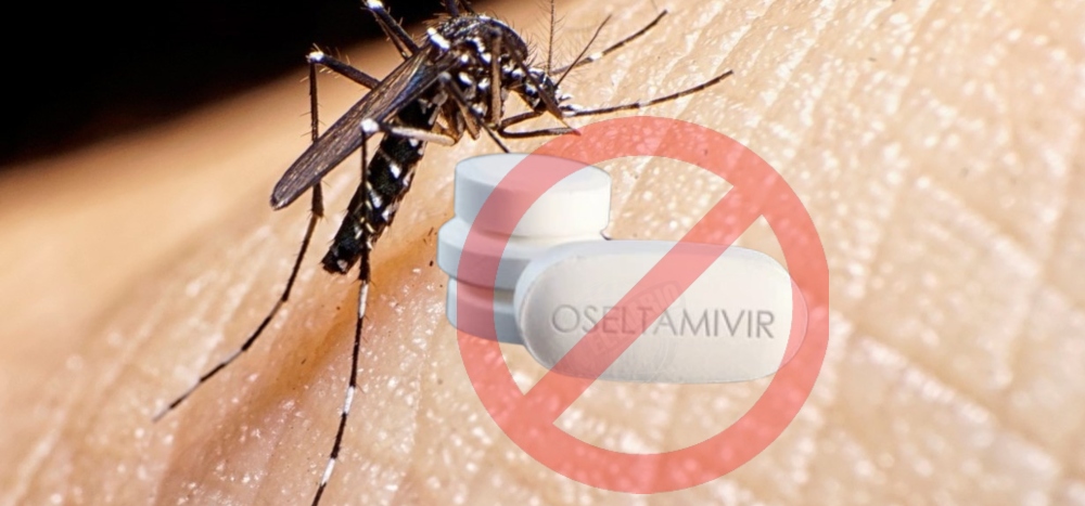 “El Oseltamivir lejos está de poder colaborar en la mejoría de un paciente con dengue”