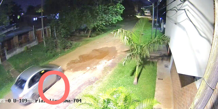 REGISTRO. Una de las imágenes del Citroën utilizado para robar.