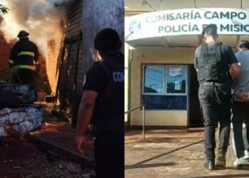 Lo detuvieron por incendiar una vivienda en Campo Grande