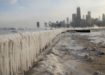 Como en las películas: las impactantes imágenes de la ola de frío en EEUU y Canadá