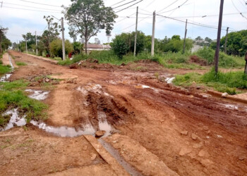 Barrio de Garupá aislado por parálisis de una obra de mejoramiento de calles