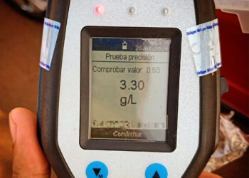 Conducía en zigzag por la ruta: la alcoholemia le dio 3.30 g/l