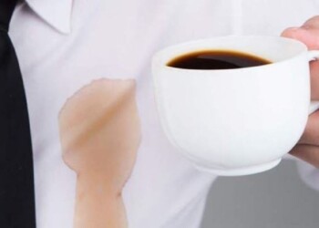 ¿Cómo eliminar las manchas de café de la ropa?
