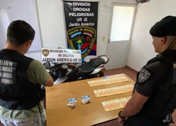 “Moto narco” vendía marihuana y terminó atrapado en Jardín América