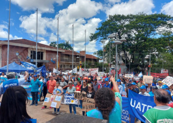 Paro del 24E: cerca de 50 agrupaciones se movilizaron en la zona centro