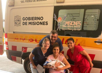 Una joven dio a luz en plena ruta  cuando era trasladada a Posadas