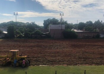 Fútbol posadeño: arrancaron las obras en cancha del “Globo”