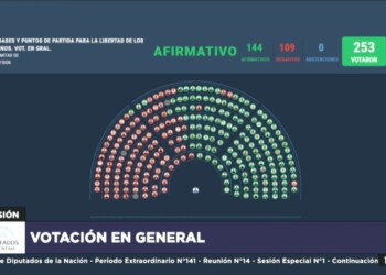 La Ley Ómnibus se aprobó en general en Diputados