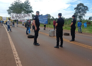 Se levantó el corte de la ruta nacional 14 en Leandro N. Alem
