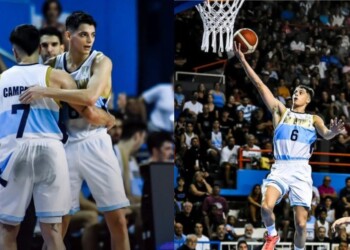 Juani Marcos debutó en la Selección Argentina de Básquet