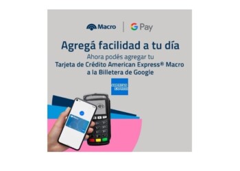 Las tarjetas Macro American Express se incorporan a la billetera de Google en Argentina