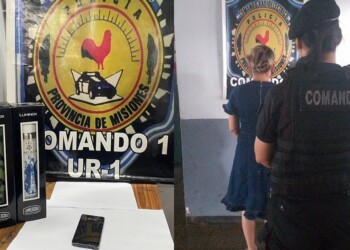 Detienen a “mechera” con dos termos robados en un supermercado de Posadas