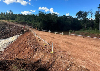 Rehabilitan el paso por el puente provisorio de la colonia Domingo Savio