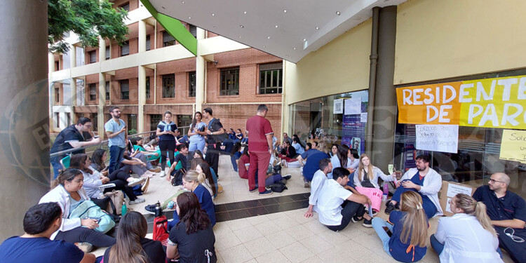 UNÁNIME. Como en los paros de residentes anteriores, el actual tiene una adhesión total en toda la provincia.