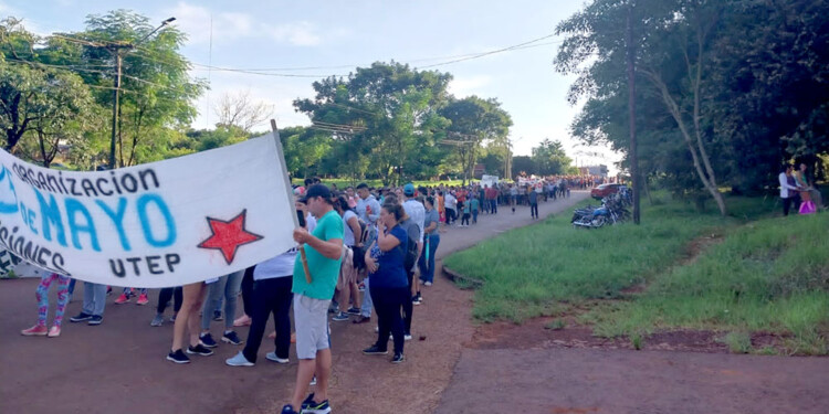 Movilización en San Pedro