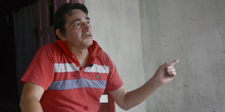 El vendedor ambulante Diego Valdez