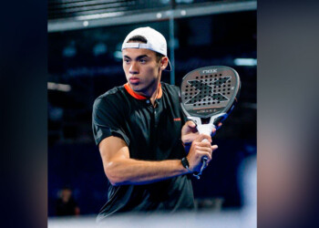 Leo y otro boleto ante los mejores en pádel