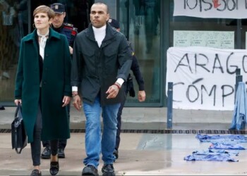 Tras un año preso por violación, el brasileño Dani Alves salió de la cárcel