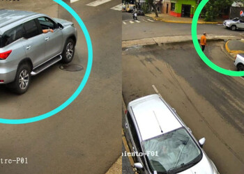 Gracias a cámaras inteligentes, detuvieron a dos ladrones en pleno centro de Posadas
