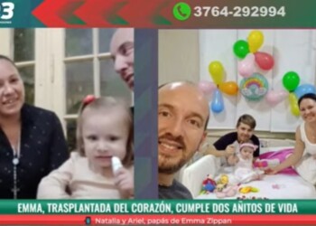Emma, la misionera trasplantada del corazón, cumple este domingo dos años de vida