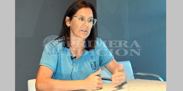 DIRIGENTES. Lorena Dávalos, presidenta del Club Centro de Cazadores.