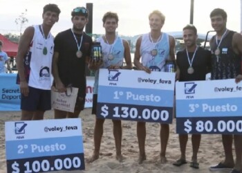 Vóleibol: Marcos González se subió al podio